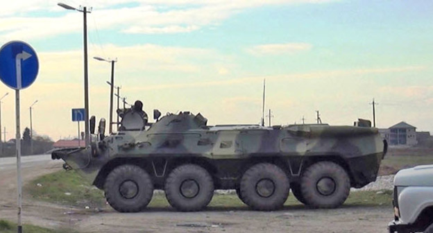 Спецоперация. Село Старый Черек, КБР, 6 апреля 2015 г. Фото http://nac.gov.ru/