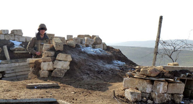 На боевых позициях в Нагорном Карабахе. Фото Алвард Григорян для "Кавказского узла"