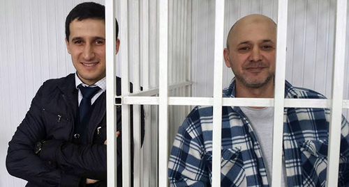 Шамиль Мусаев (справа) и Асхаб Хасханов. Фото Адама Абубакарова