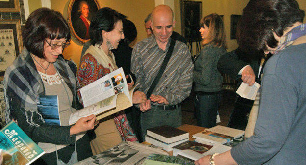 Презентация дагестанского культурно-исторического журнала "Мавраевъ". Москва, 23 апреля 2015 г. Фото Натальи Крайновой для "Кавказского узла"