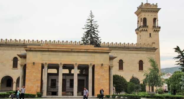 Дом-музей Сталина в Гори. Фото Ахмеда Альдебирова для "Кавказского узла"