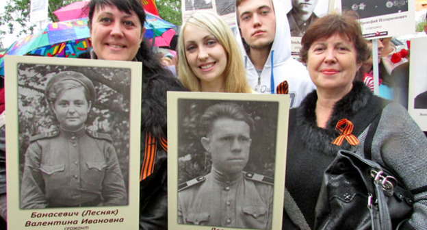 «Бессмертный полк» в Волгограде. 9 мая 2015 г. Фото Вячеслава Ященко для "Кавказского узла"
