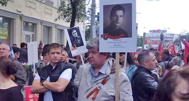 Акция "Бессмертный полк". Ростов-на-Дону, 9 мая 2015 г. Фото Константина Волгина для "Кавказского узла"