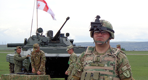 Грузино-американские военные учения в Грузии. Фото Инны Кукуджановой для "Кавказского узла"