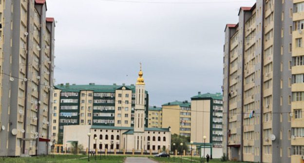 Многоквартирные дома в Ленинском районе Грозного. Фото Магомеда Магомедова для "Кавказского узла" 