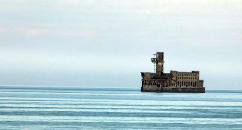 Цех испытаний торпед завода Дагдизель в Каспийском море. Фото Ахмеда Альдебирова для "Кавказского узла"