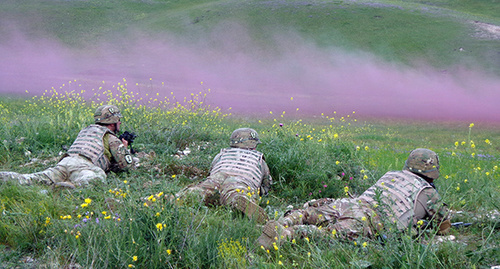 Совместные грузино-американские военные учения «Достойный партнер», 24 мая 2015 год. Фото Инны Кукуджановой для "Кавказского узла"