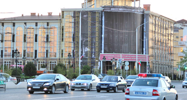 Управление судебного департамента при Верховном суде РФ в Чеченской республике. Фото Магомеда Магомедова для "Кавказского узла" 