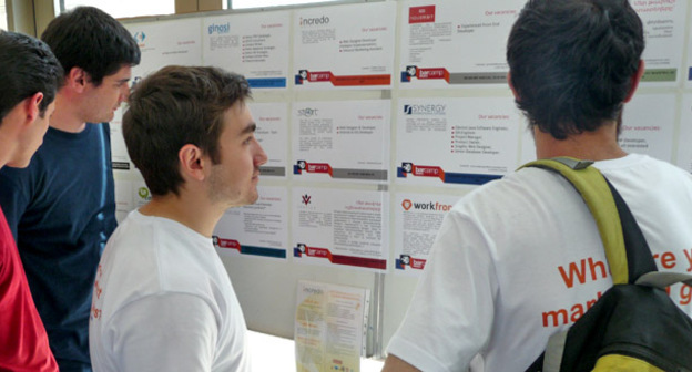 Участники седьмой неофициальной конференции BarCamp-2015. Ереван, 31 мая 2015 г. Фото Армине Мартиросян для "Кавказского узла"