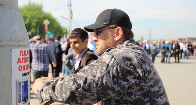 Сотрудник силовых структур. Чечня. Фото Магомеда Магомедова для "Кавказского узла"