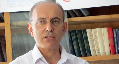 Депутат НС Нагорного Карабаха, историк Ваграм Балаян. Нагорный Карабах, Степанакерт, 12 июня 2015 год. Фото Алвард Григорян для "Кавказского узла"