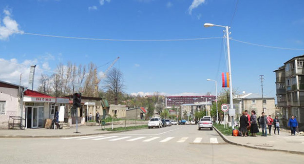 Перекресток в Шуши, Нагорный Карабах. Фото Алвард Григорян для "Кавказского узла"