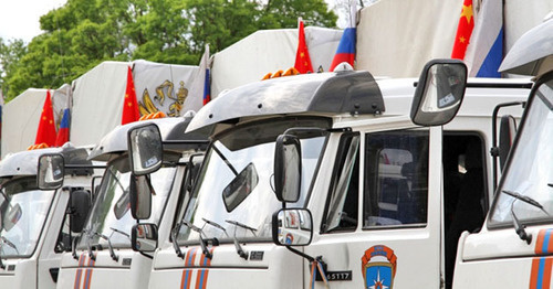 Гуманитарный конвой МЧС России. Фото http://26.mchs.gov.ru/