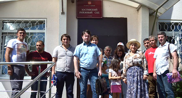 Участники и слушатели процесса СТ Балка, 18 ИЮНЯ 2015 ГОД. Фото Светланы Кравченко для "Кавказского узла"