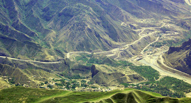 Гимры. Унцукульский район Дагестана. Фото:  Арсен Шахбанов http://www.odnoselchane.ru/  