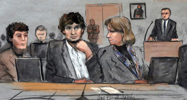 Рисунок из зала суда. Фото: http://www.golos-ameriki.ru/content/boston-court-tzarnaev/2770764.html