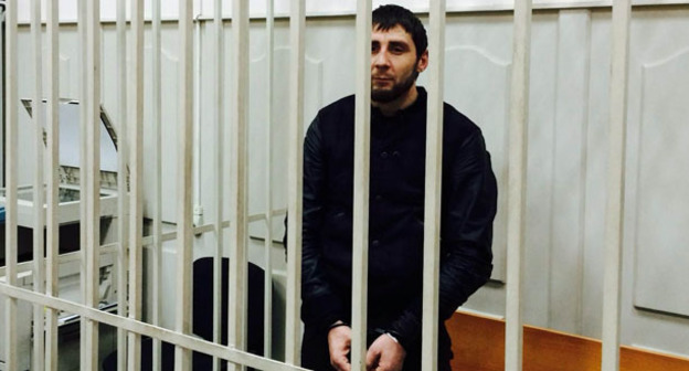 Подсудимый Заур Дадаев. Фото Юлии Буславской для "Кавказского узла"