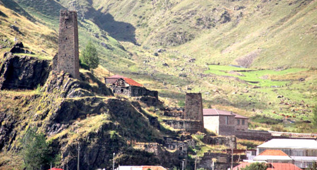 Высокогорное село. Грузия. Фото Магомеда Магомедова для "Кавказского узла"