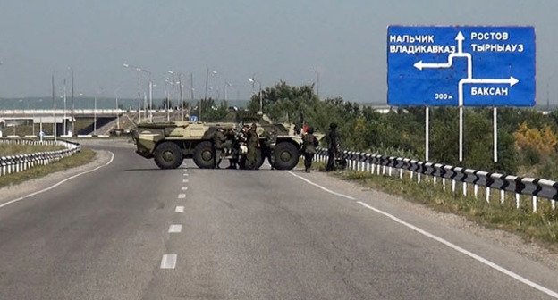 Спецоперация в Баксанском районе КБР. 14 июля 2015 г. Фото http://nac.gov.ru/