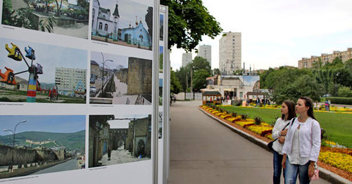 Выставка «Дербент-2000» проводится в государственном музее в Коломенском . Москва, июль 2015 г. Фото Карины Гаджиевой для "Кавказского узла"