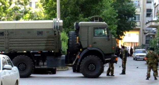 Спецоперация в Нальчике. 23 июля 2015 г. Фото http://nac.gov.ru/