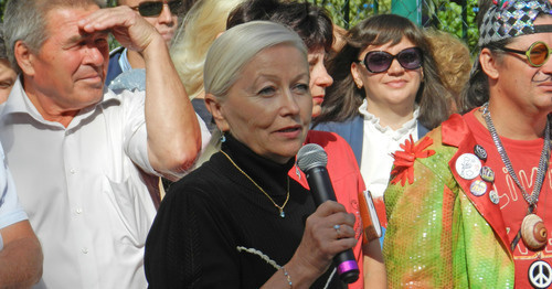 Директор «Детской  школы хореографического искусства Волгограда» Ольга Ананьева. Волгоград, 1 сентября 2015 г. Фото Татьяны Филимоновой для "Кавказского узла"