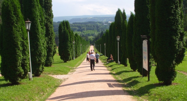 "Долина роз" в Кисловодском курортном парке. Фото Андрея Ласкова, Wikimedia.org