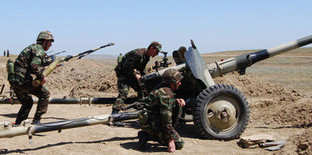 Военные учения. Фото пресс-службы Минобороны Азербайджана