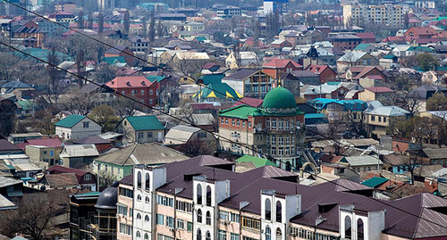 Махачкала, вид с гостиницы Ленинград.  Фото Тимура Агирова для "Кавказского узла"