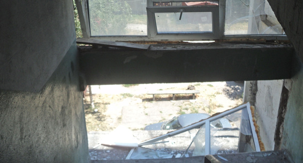 Квартира, пострадавшая во время спецоперации. Нальчик, июль 2015 г. Фото Людмилы Маратовой для "Кавказского узла"