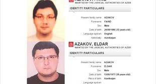 Эльдар и Фарид Азаковы в базе данных Интерпола. Фото: Interpol.int