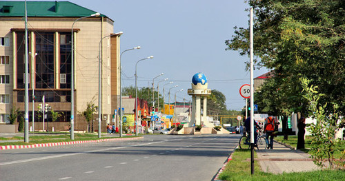Улица Ватутина в городе Гудермес. Фото Магомеда Магомедова для "Кавказского узла"