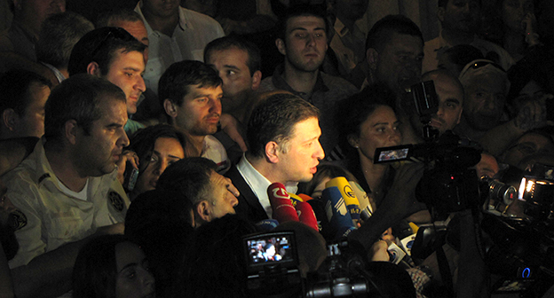 Первое интервью Гиги Угулавы после освобождения. Фото Беслана Кмузова для "Кавказского узла" 