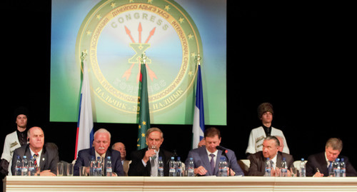 В исполком МЧА в ходе заседания конгресса были избраны 25 человек. Нальчик, 19 сентября 2015 года. Фото Людмилы Маратовой для "Кавказского узла".
