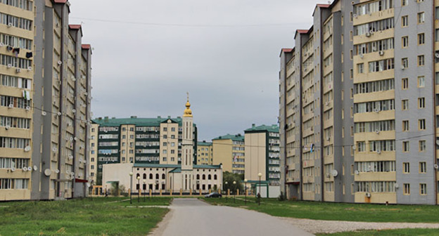 Многоквартирные дома в Грозном. Фото Магомеда Магомедова для "Кавказского узла"