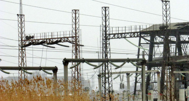 Линии электропередач в Кировском районе Волгограда, март 2015 г. Фото Вячеслава Ященко для "Кавказского узла"