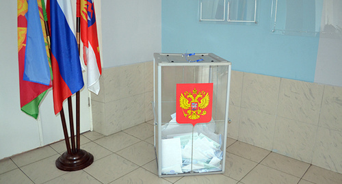 Урна для голосования. Фото Светланы Кравченко для "Кавказского узла"