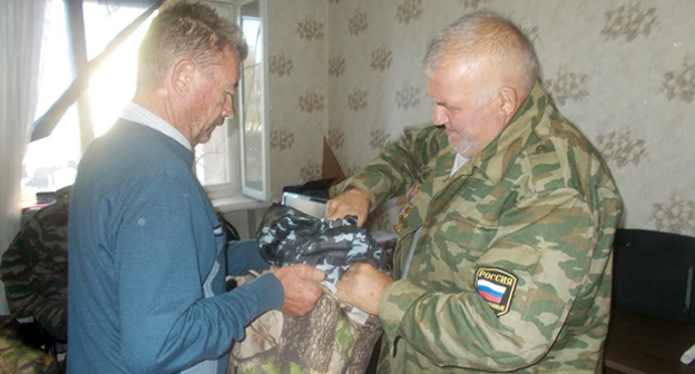 Участники голодовки в Ахтубинске утром 3 октября 2015 года. Фото Елены Гребенюк для "Кавказского узла"