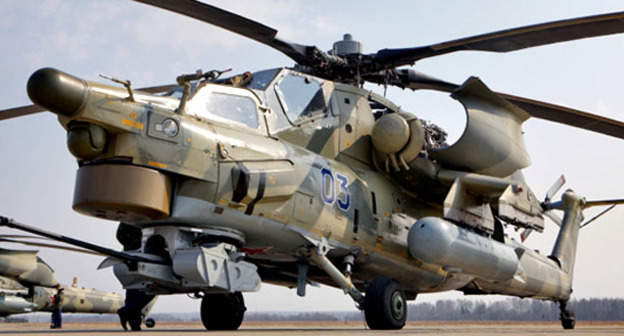Вертолет Южного военного округа. Фото http://structure.mil.ru/structure/okruga/south/news/more.htm?id=12060212@egNews