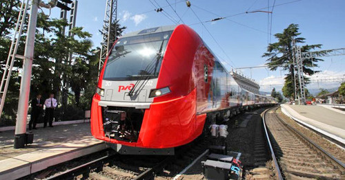Электропоезд. Фото http://rzd.ru/