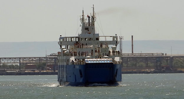 Паром на Керченской переправе. Фото Нины Тумановой для "Кавказского узла"