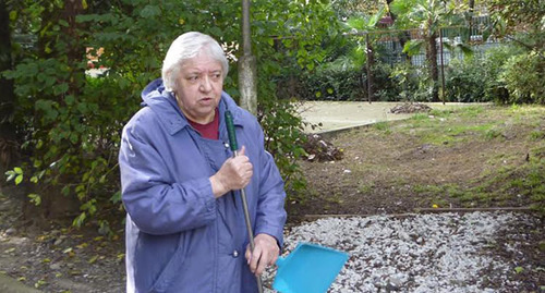 Жительница дома Тамара Псиола. Фото Светланы Кравченко 