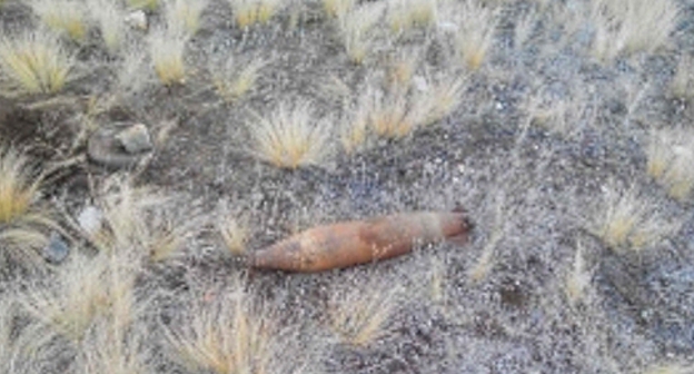 Бомба в районе станции Бетонная в Волгограде. 30 октября 2015 года. Фото: МЧС Волгоградской области, 34.mchs.gov.ru