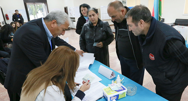 На избирательном участке. Фото Азиза Каримова для "Кавказского узла"