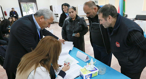 На избирательном участке. Фото Азиза Каримова для "Кавказского узла"