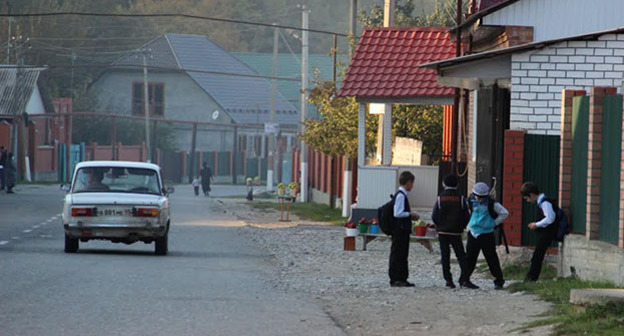 Селение Мескер юрт, Чечня. Фото Магомеда Магомедова для "Кавказскогго узла