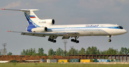 Ту-154Б-2 борт RA-85556, взорванный 24 августа 2004 года  Фото: Alex Pereslavtsev https://ru.wikipedia.org/