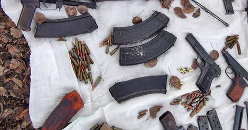 Оружие, боеприпасы. Фото http://nac.gov.ru/