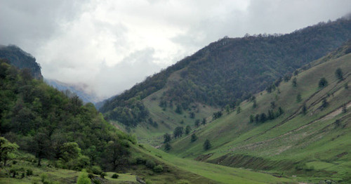 Горы. Чечня. Фото Магомеда Магомедова для "Кавказского узла"