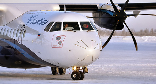 Самолёт авиакомпания-перевозчик NordStar ATR 42-500 Фото: ViktoriuZ, https://vk.com/nordstar_airlines?z=photo-28842162_287462051%2Falbum-28842162_138913222%2Frev
